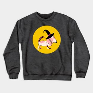 Puppy in fancy dress Crewneck Sweatshirt